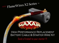 FlameWires X2 Series : Yamaha Road Star Warrior  - Replacement Battery / Starter Cables !!!