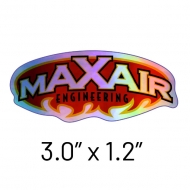 Holographic Maxair Sticker